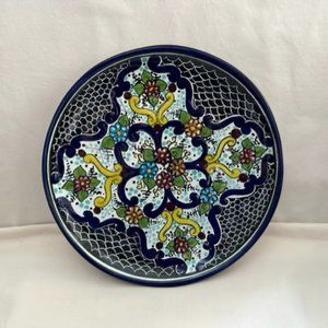 Hand Painted Talavera Pottery Wall Plate